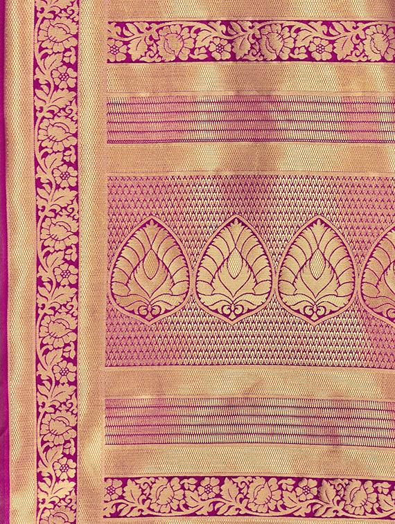 self design banarasi saree with blouse - 16887289 - Standard Image - 2