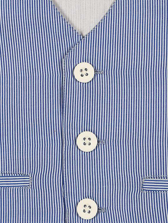 light blue cotton waistcoats - 16888585 -  Standard Image - 2