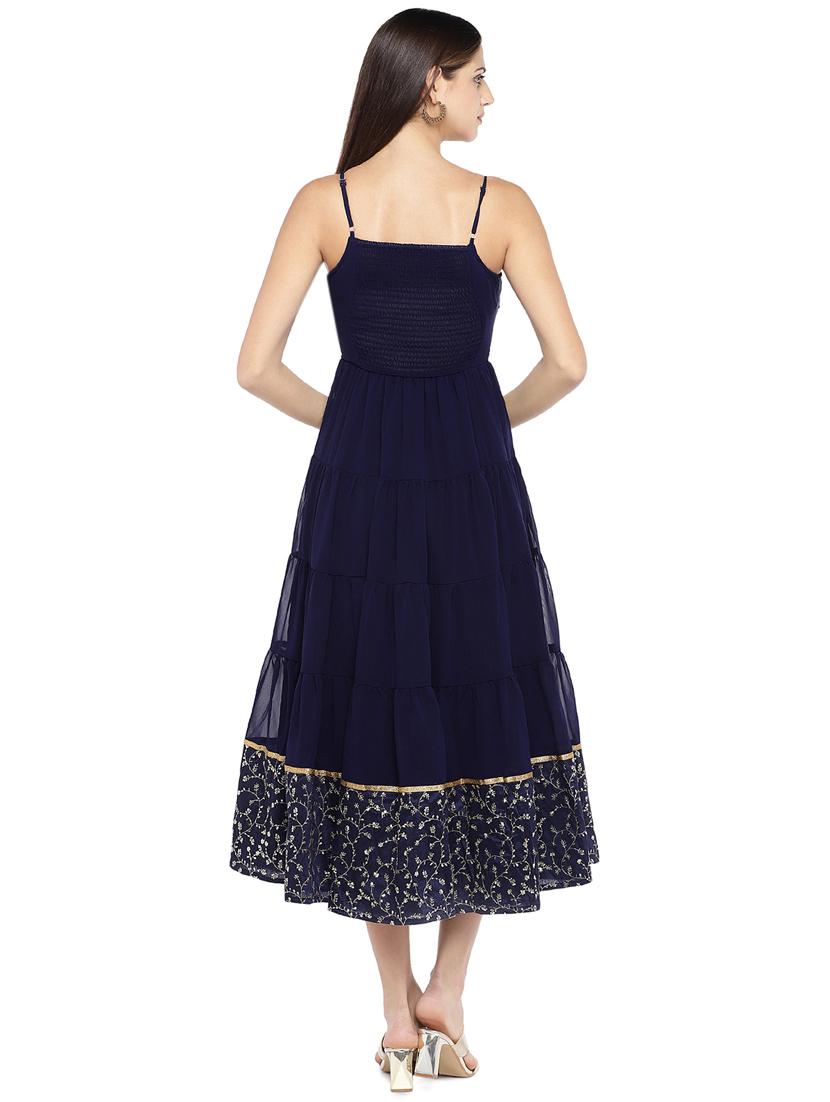 cami neck embroidered empire line dress - 16889907 - Standard Image - 2