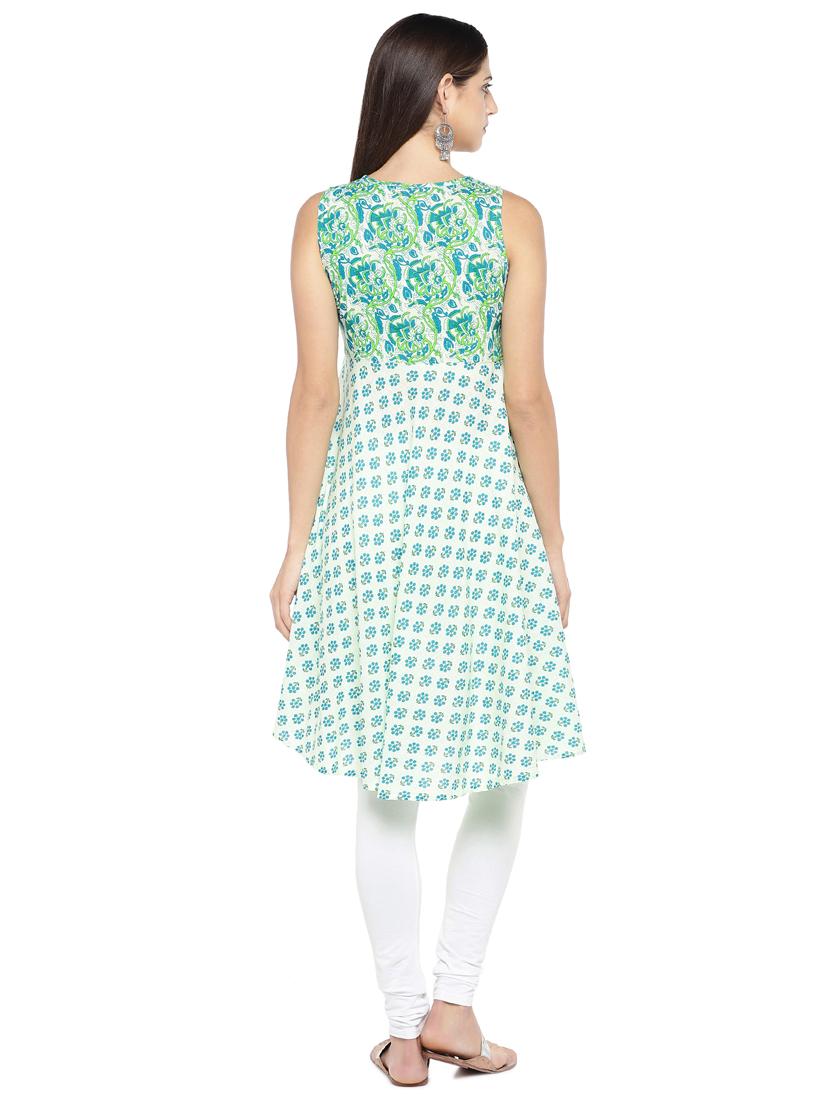 floral flared kurta - 16891249 - Standard Image - 2