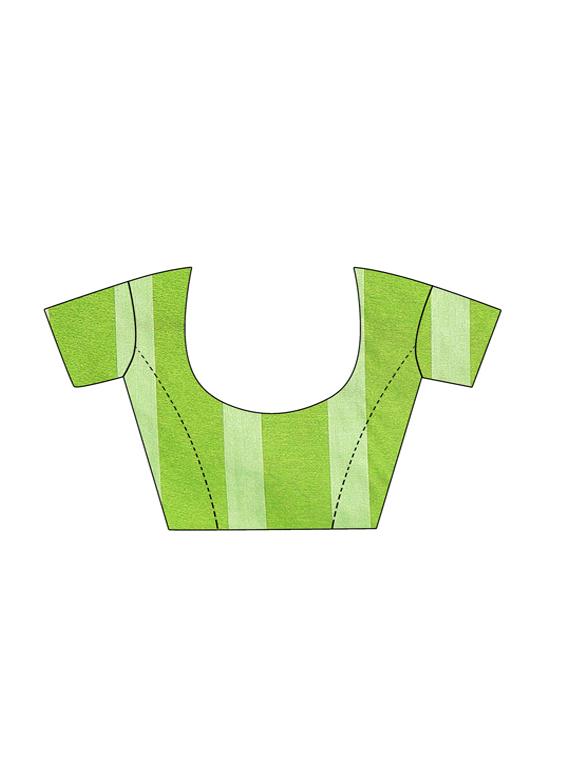 checkered woven saree with blouse - 16893303 - Standard Image - 2