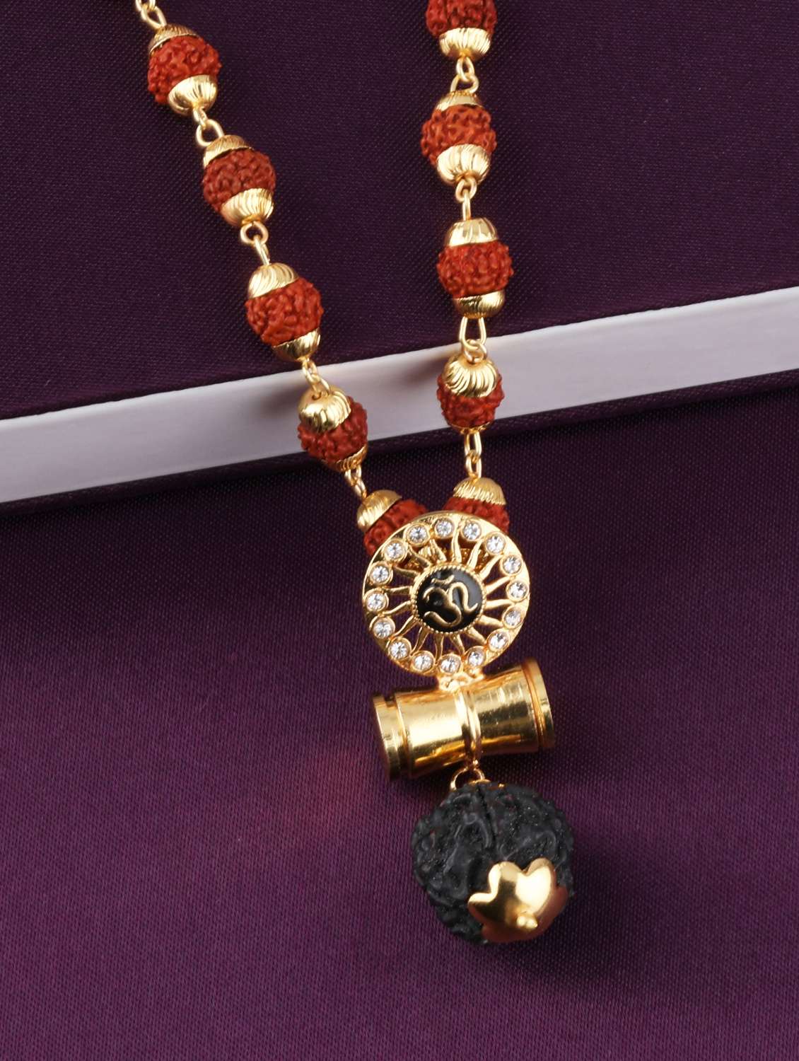 red gold tone  pendant