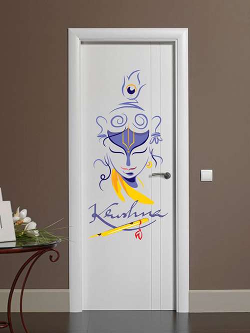   krishna wall sticker 