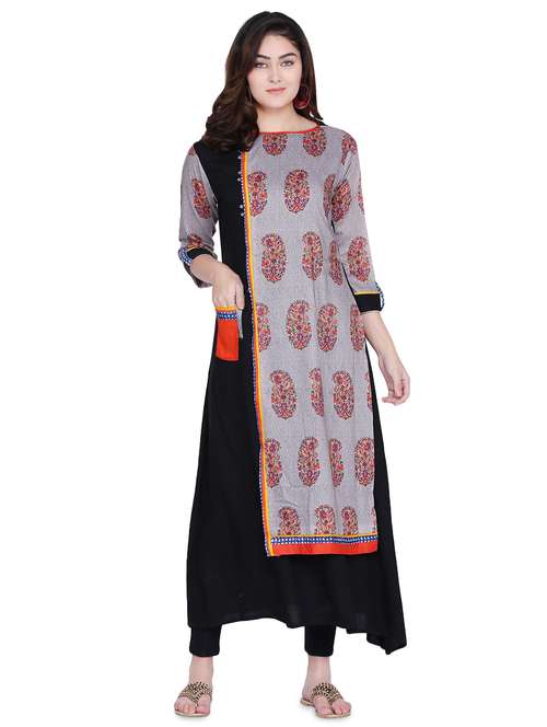 women's layered kurta - 16894543 -  Standard Image - 0