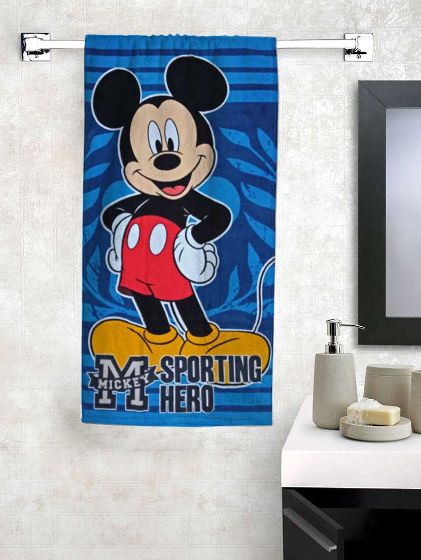 disney mickey mouse kids bath towel 