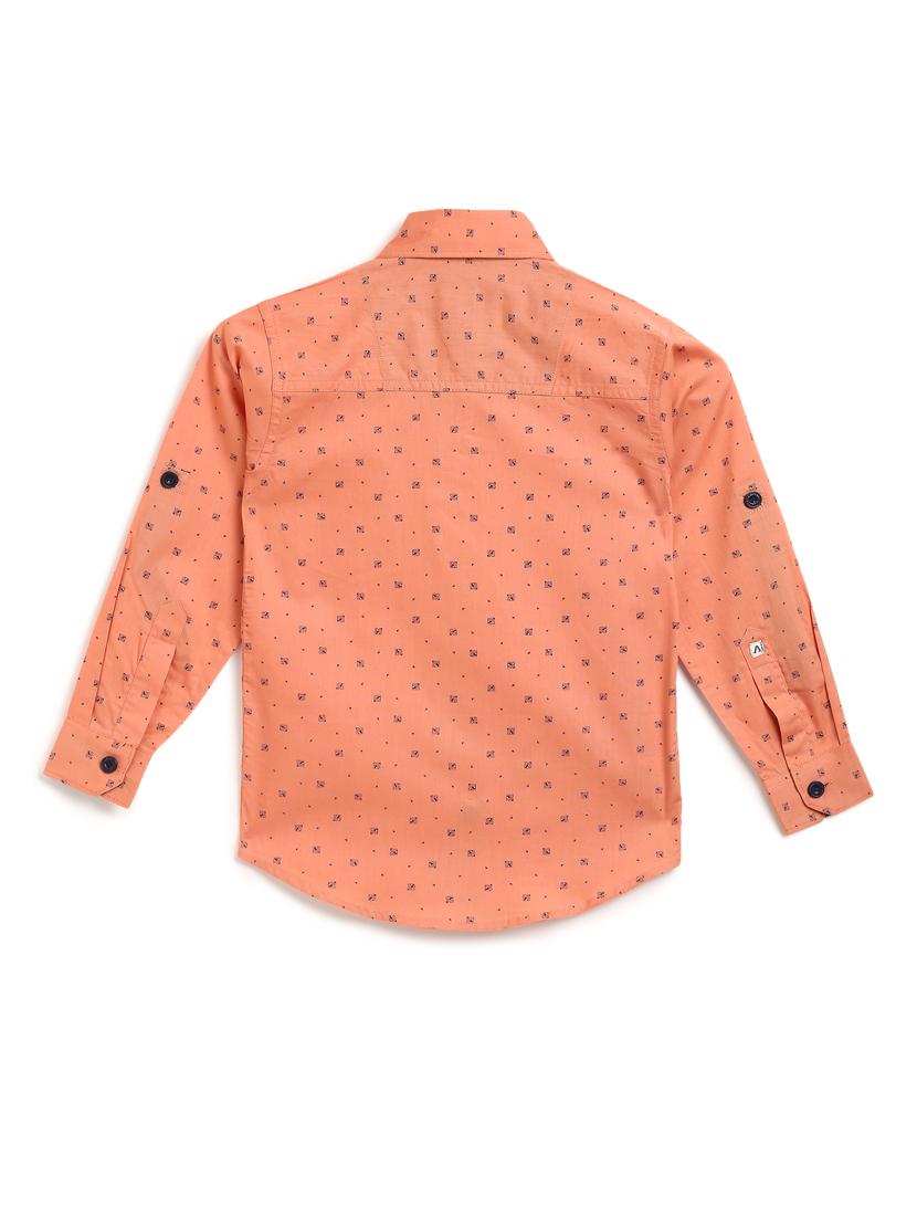 orange cotton shirt - 16896599 - Standard Image - 2