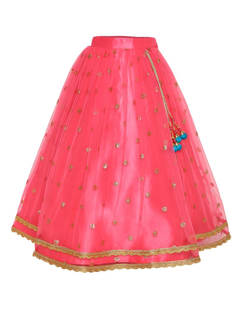 pink satin lehenga choli - 16896609 - Standard Image - 2