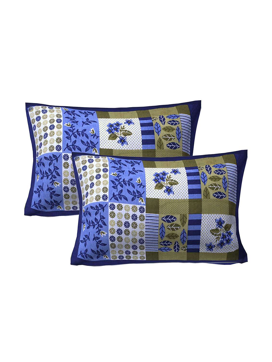  cotton printed pillow cover (set of 2)