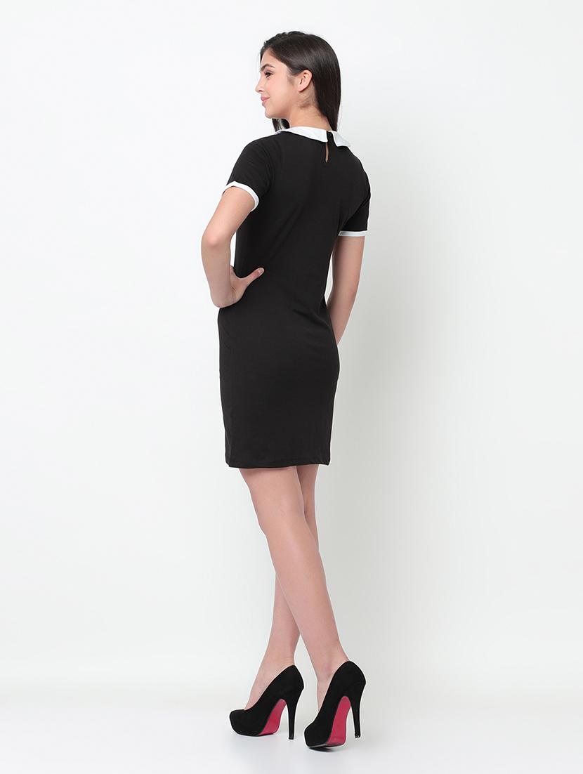 women's bodycon solid dress - 16904861 - Standard Image - 2
