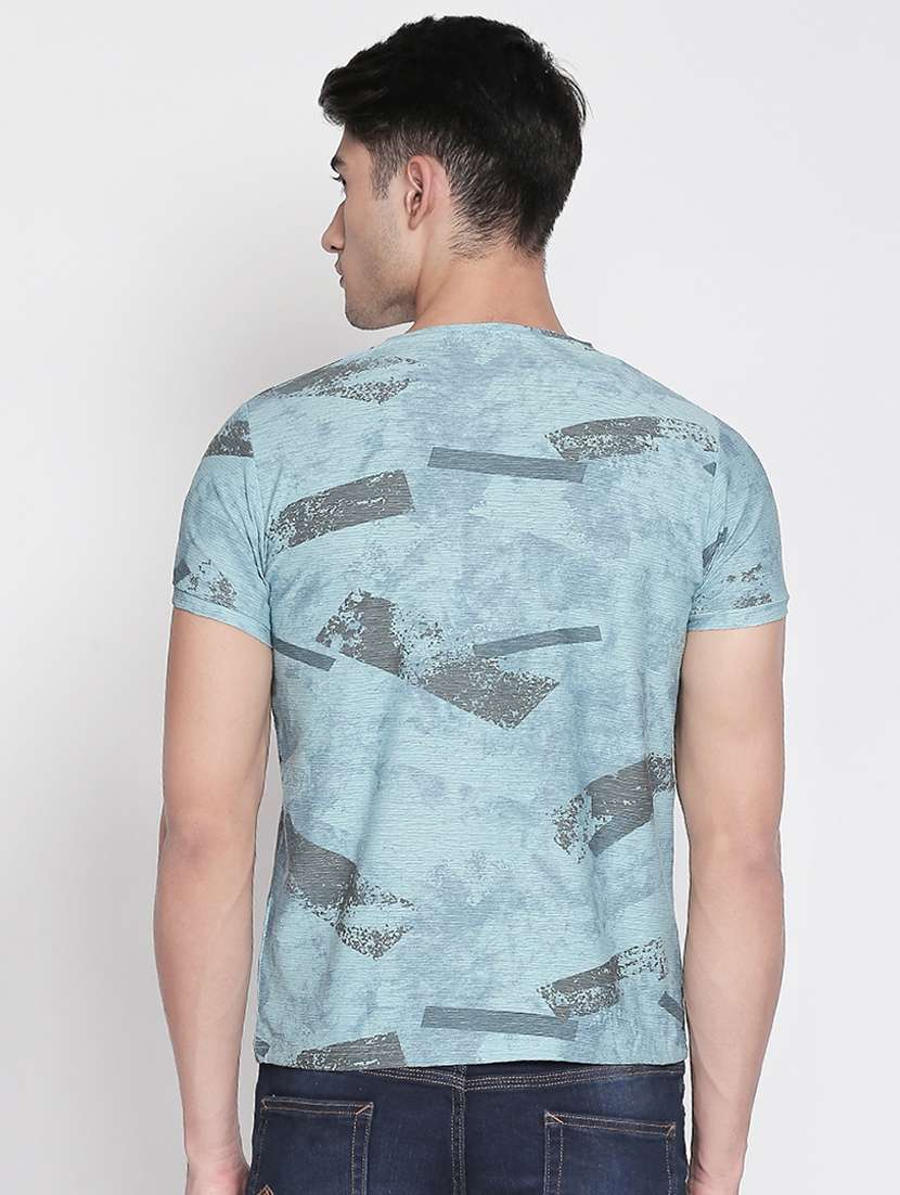 blue typographic print t-shirt - 16907852 -  Standard Image - 2