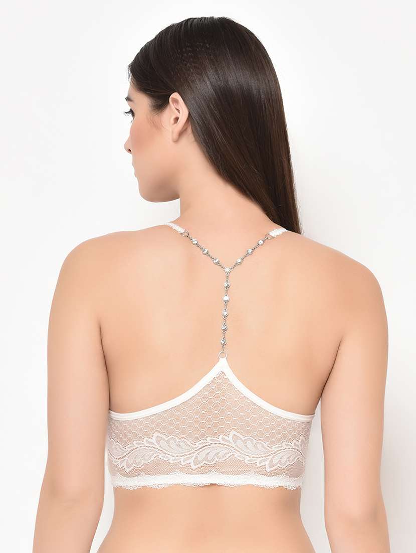 styled back laced bralette - 16907927 -  Standard Image - 2