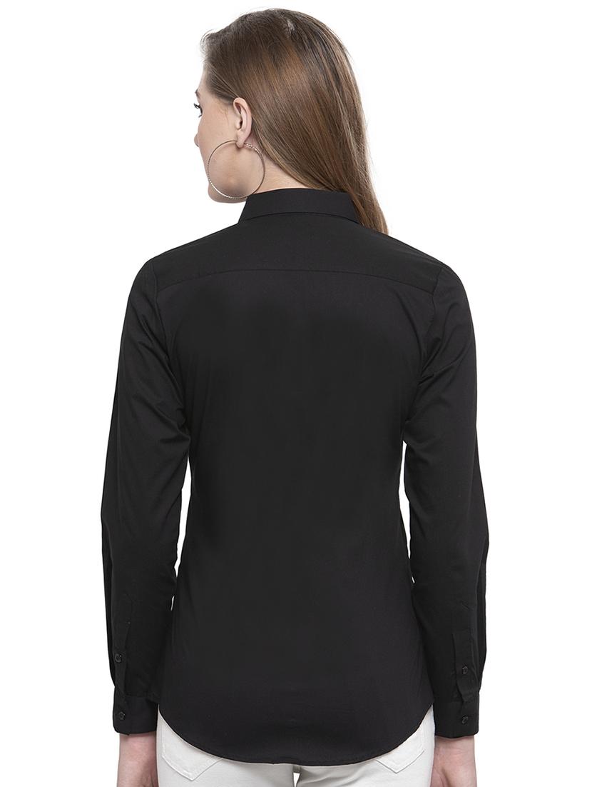 concealed placket solid shirt - 16908644 - Standard Image - 2