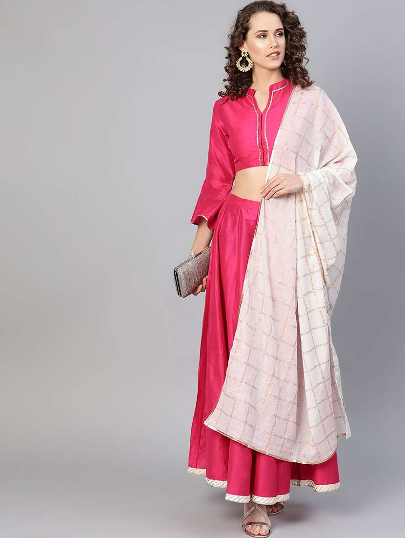 gota detail a-line lehenga