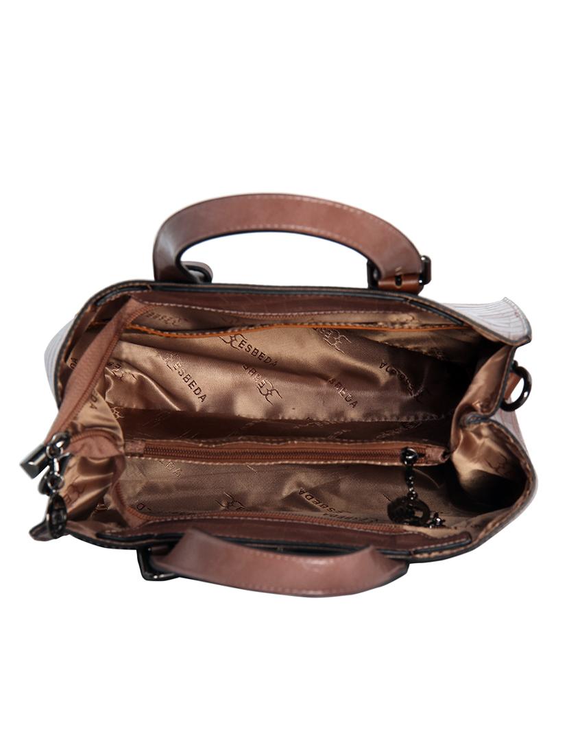 pink leatherette (pu) handbag - 16910059 - Standard Image - 2