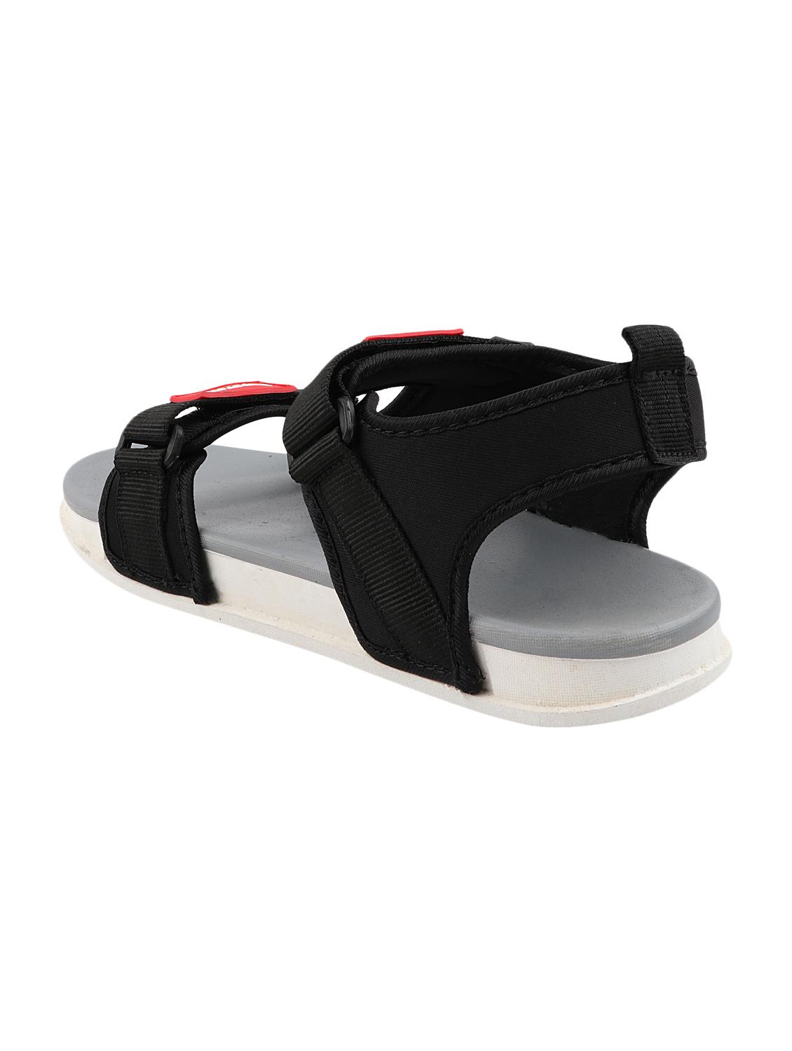 grey synthetic & mesh back strap floaters - 16913052 - Standard Image - 2