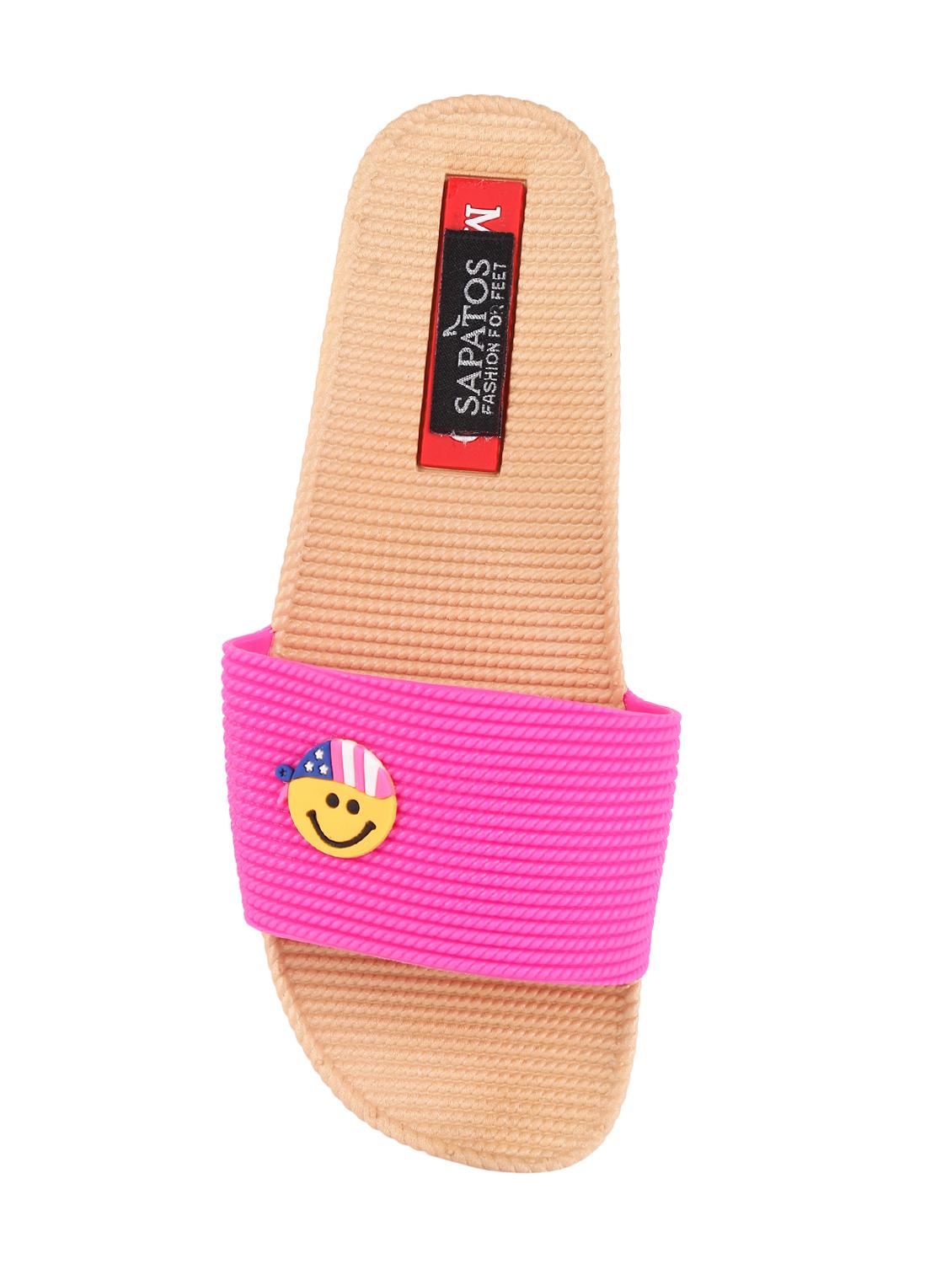 pink slip on flip flops - 16915196 - Standard Image - 2