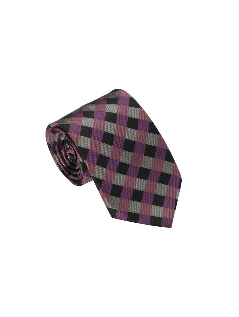  pink and grey micro fiber tie