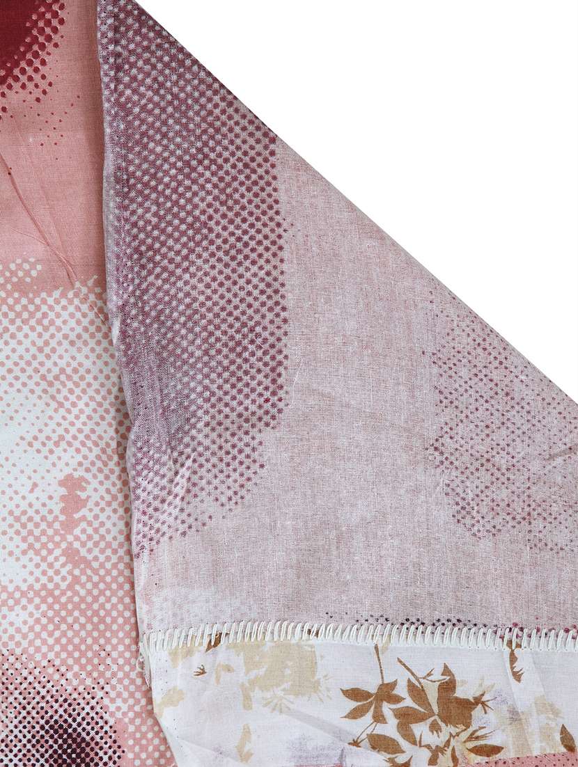  cotton double bedsheet with two pillow cover - 16919918 -  Standard Image - 2