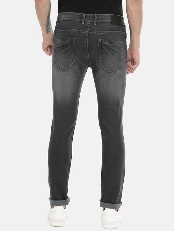 grey light washed denim jeans - 16920495 - Standard Image - 2