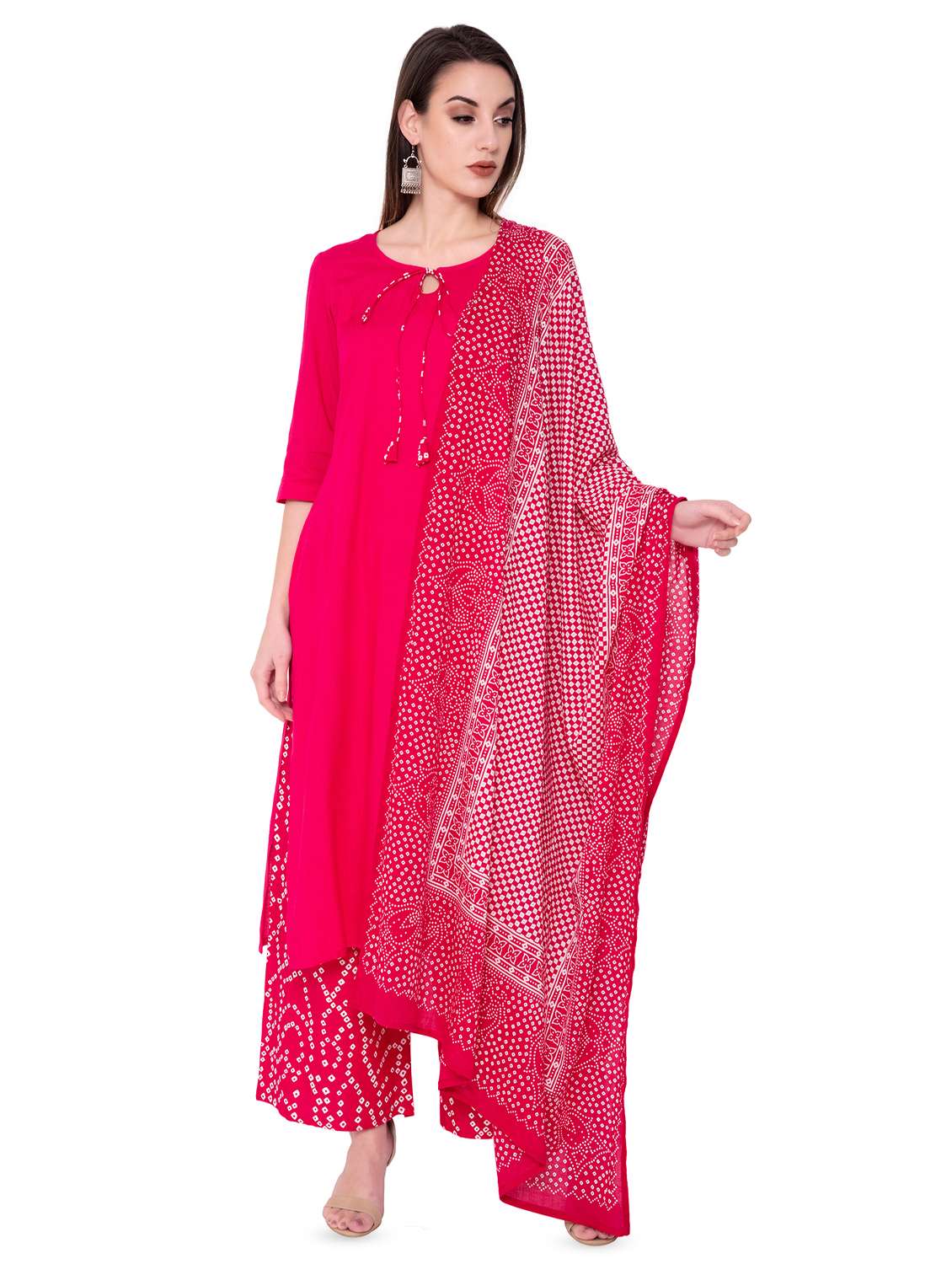 solid kurta suit set 