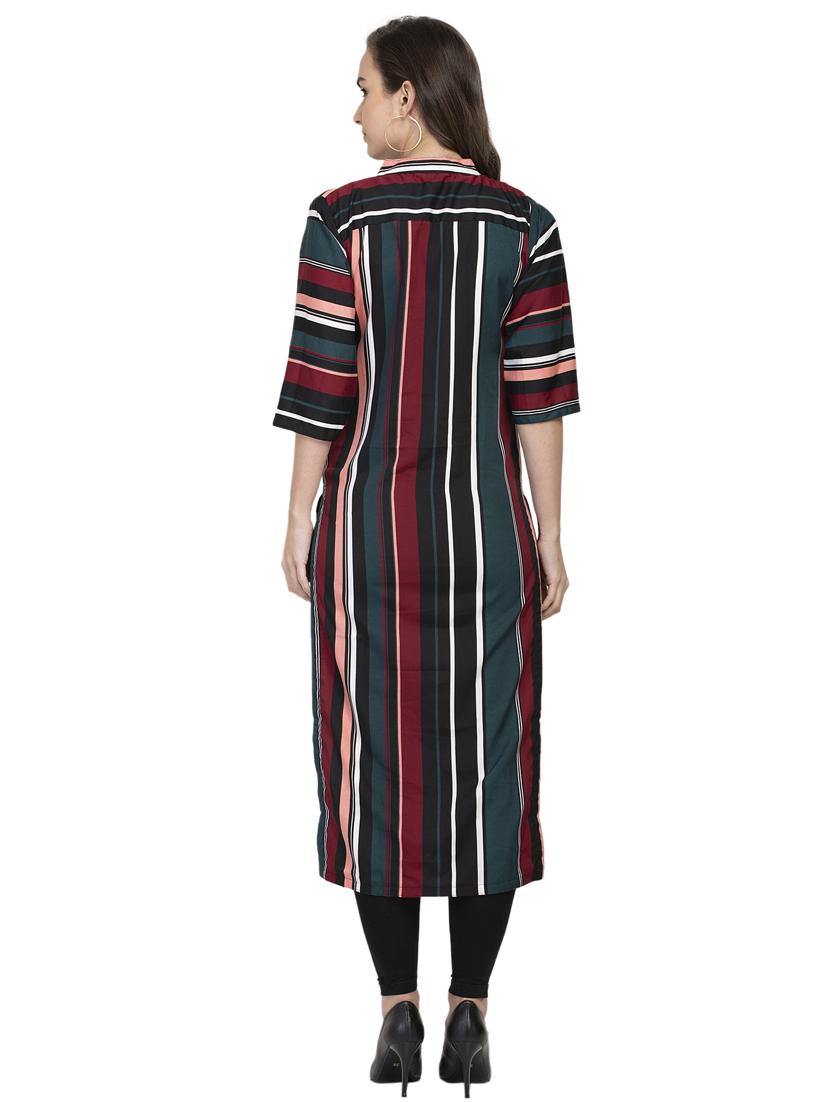 women's straight kurta - 16921384 - Standard Image - 2