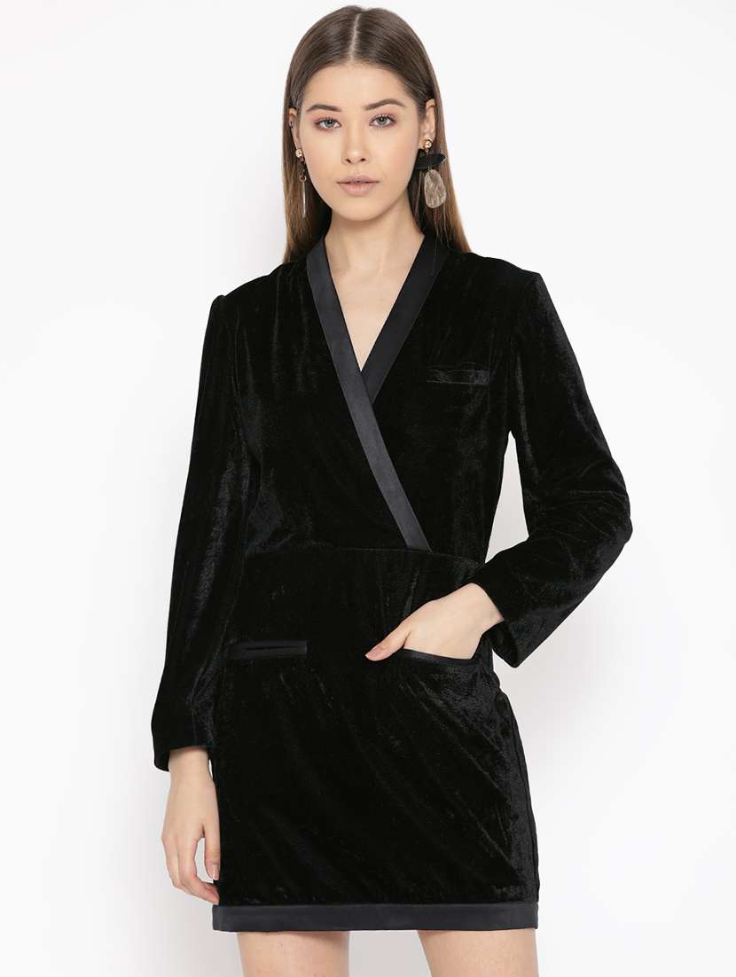 women's sheath solid dress