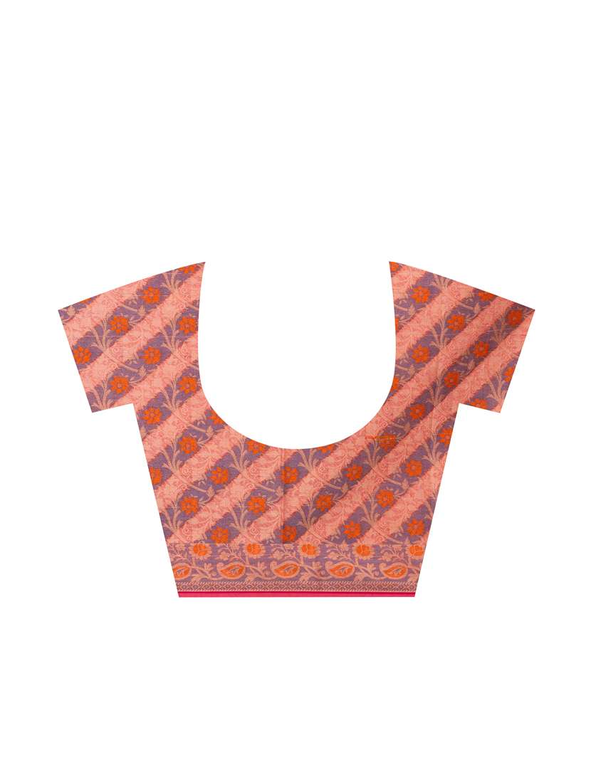 self design banarasi saree with blouse - 16925335 - Standard Image - 2