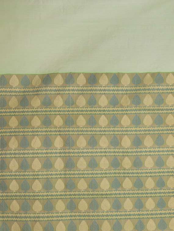 solid banarasi saree with blouse - 16925337 - Standard Image - 2