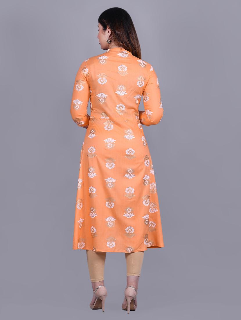 floral a-line kurta - 16925698 - Standard Image - 2
