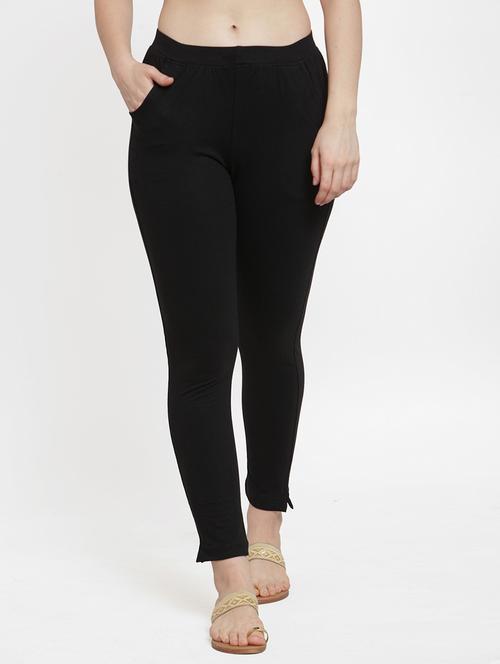 women black solid mid rise jeggings - 16927414 -  Standard Image - 0