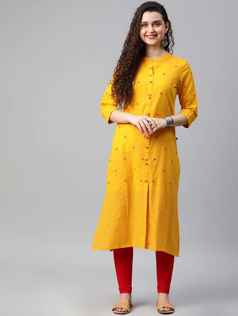 embroidered a-line kurta