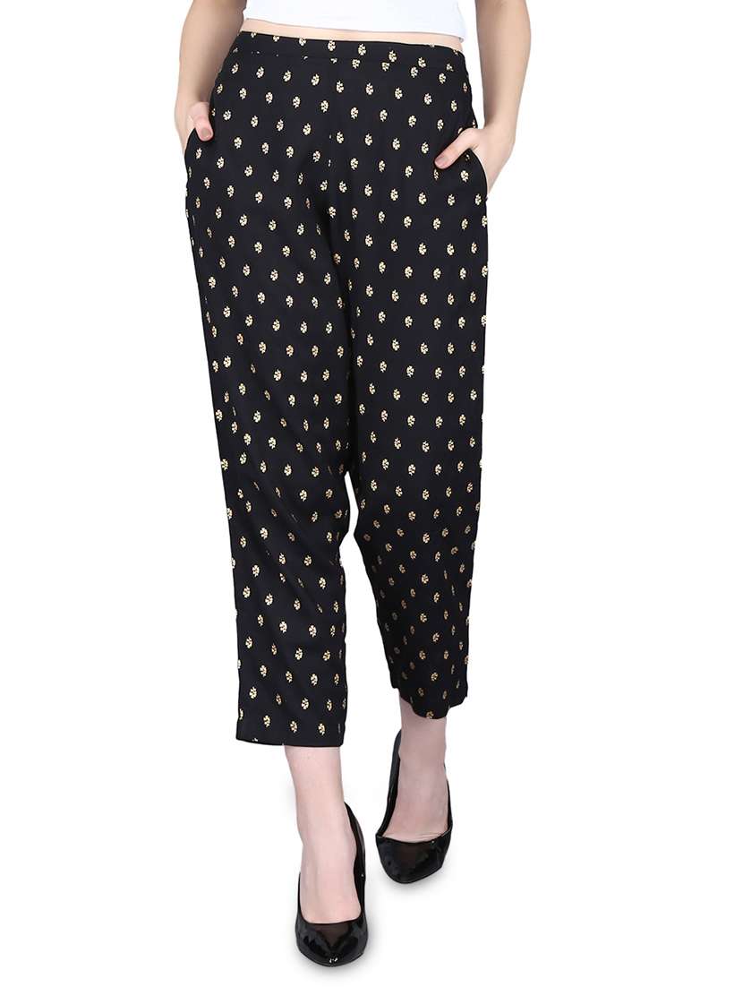mid rise flat front trouser 
