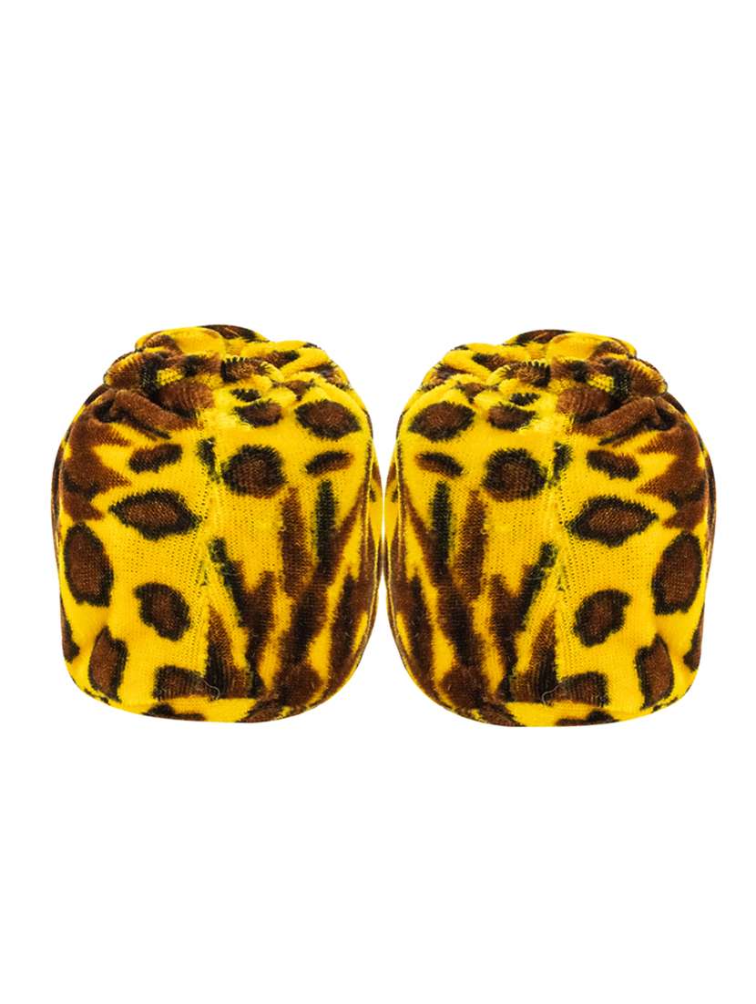 yellow colored fabric booty - 16932004 - Standard Image - 2