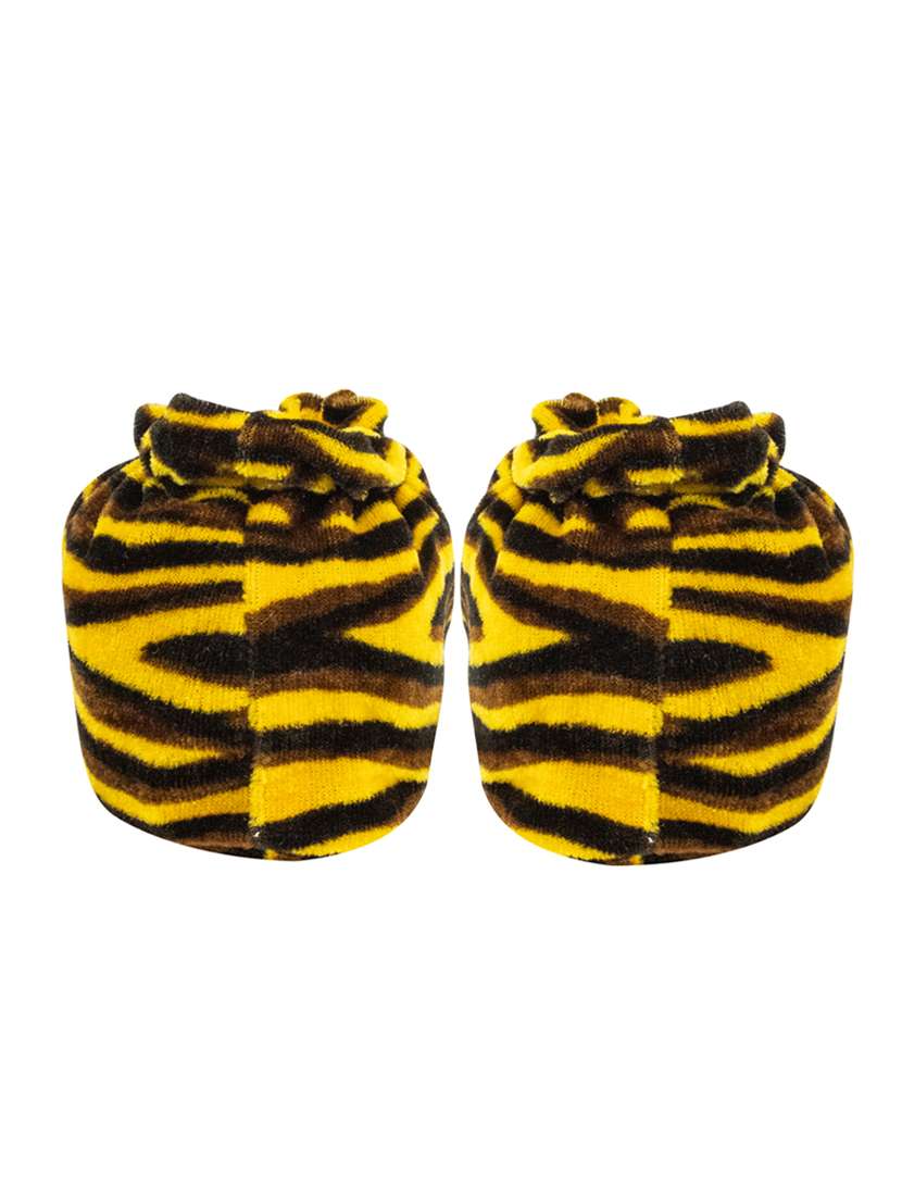 yellow colored fabric booty - 16932006 - Standard Image - 2