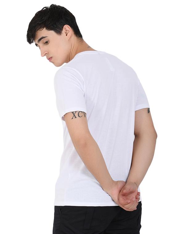 white solid t-shirt - 16933516 - Standard Image - 2