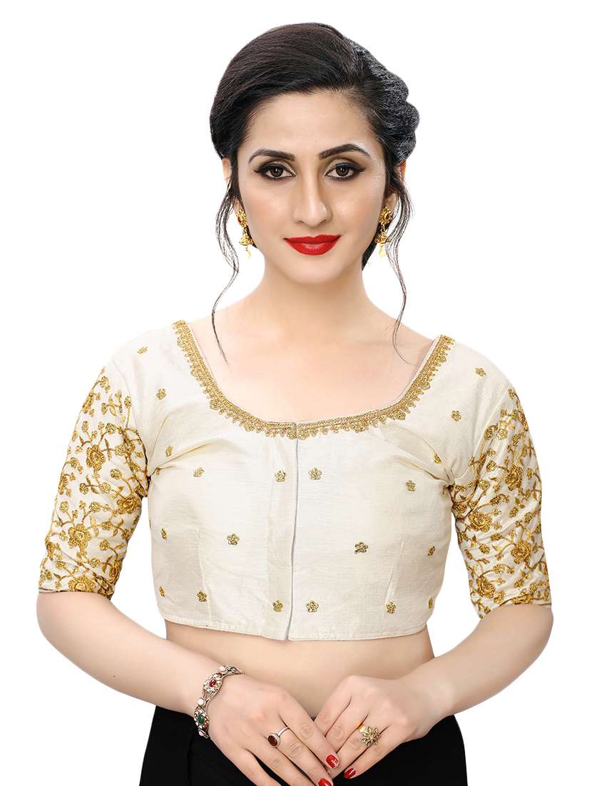 back dori embroidered blouse