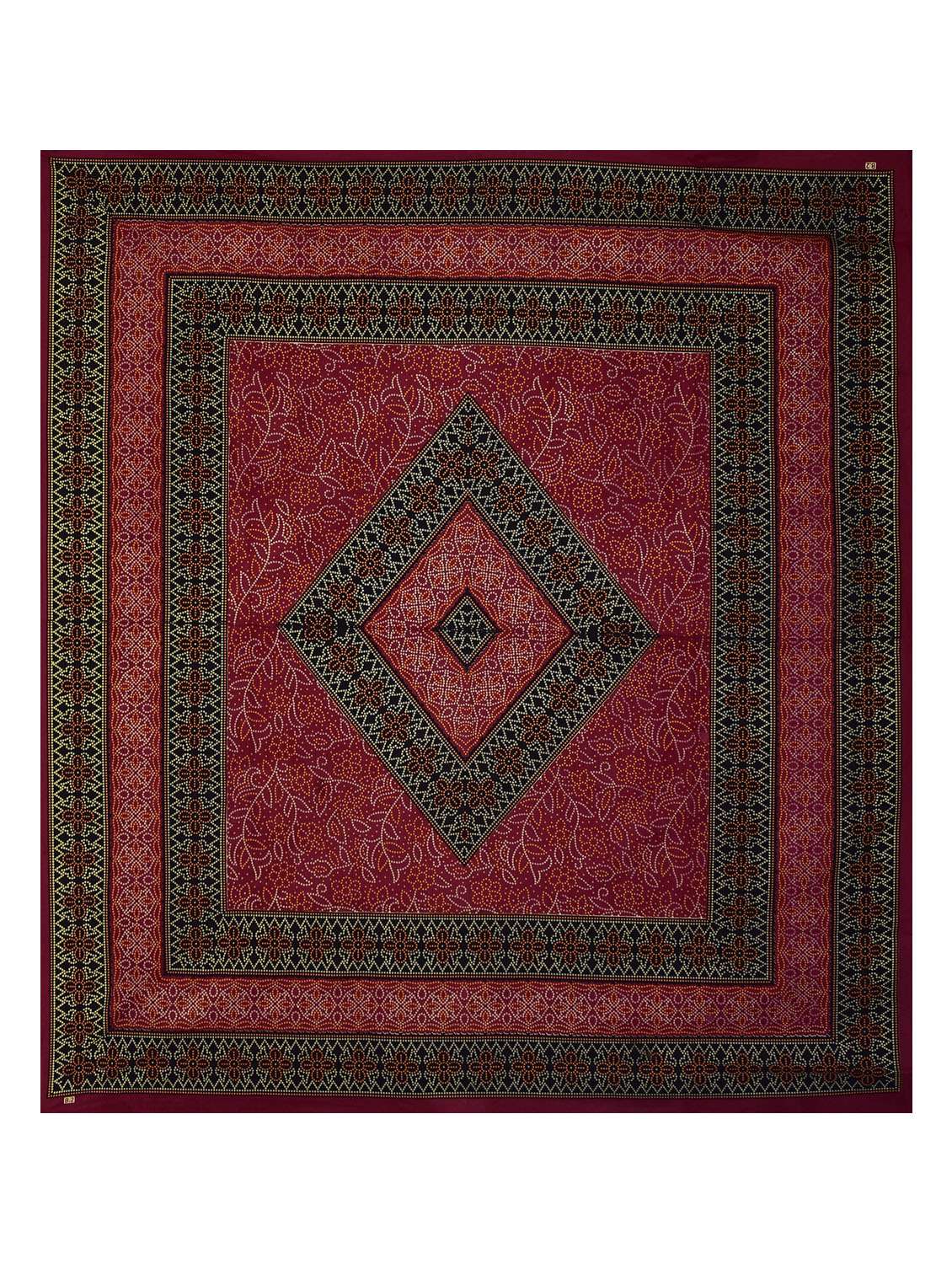   cotton double bedsheet with 2 pillow covers  - 16938704 -  Standard Image - 2