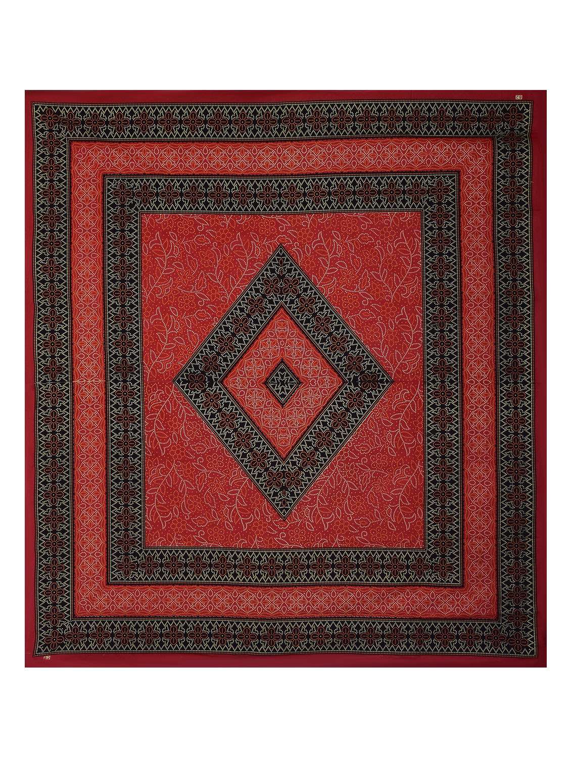   cotton double bedsheet with 2 pillow covers  - 16938707 -  Standard Image - 2