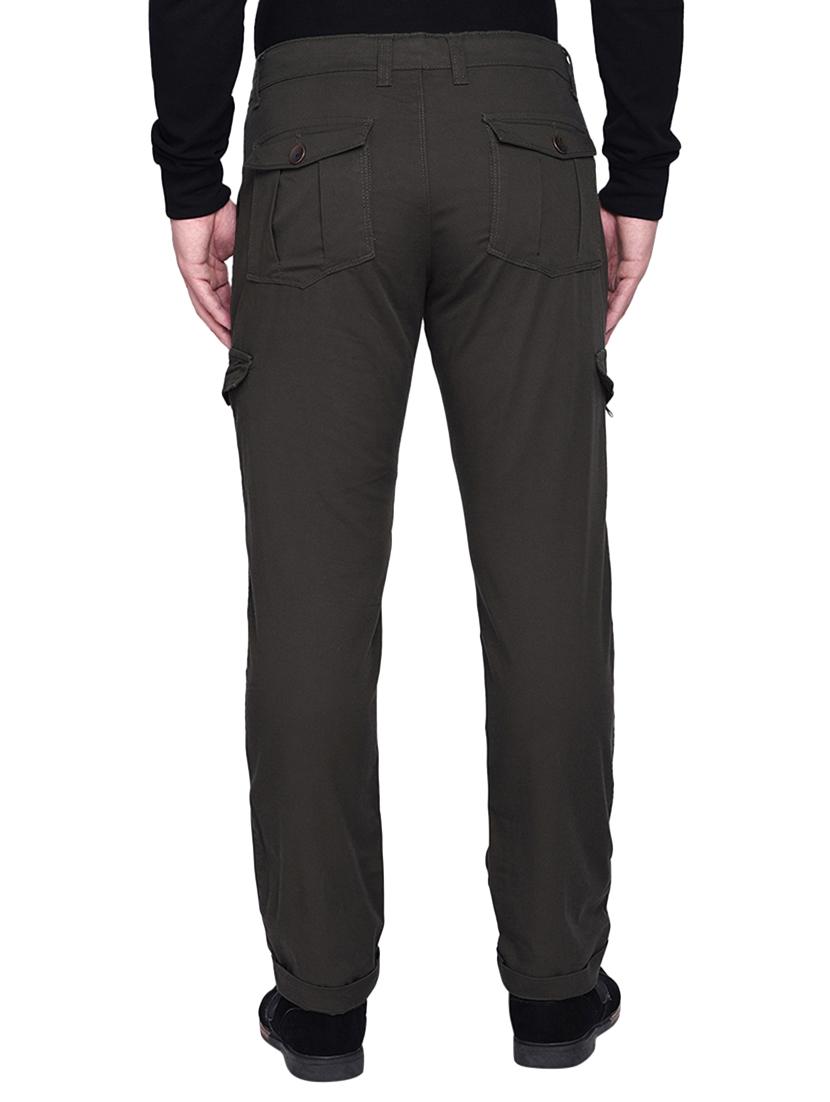 green solid cargo trousers - 16941637 - Standard Image - 2