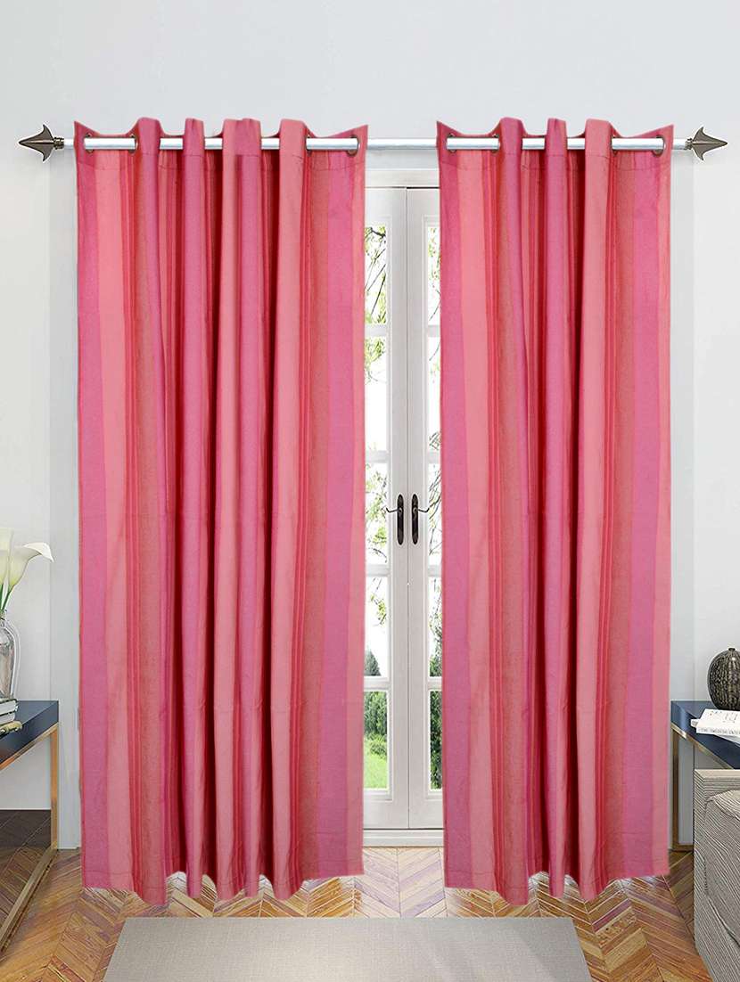   cotton yarn eyelet door curtains  