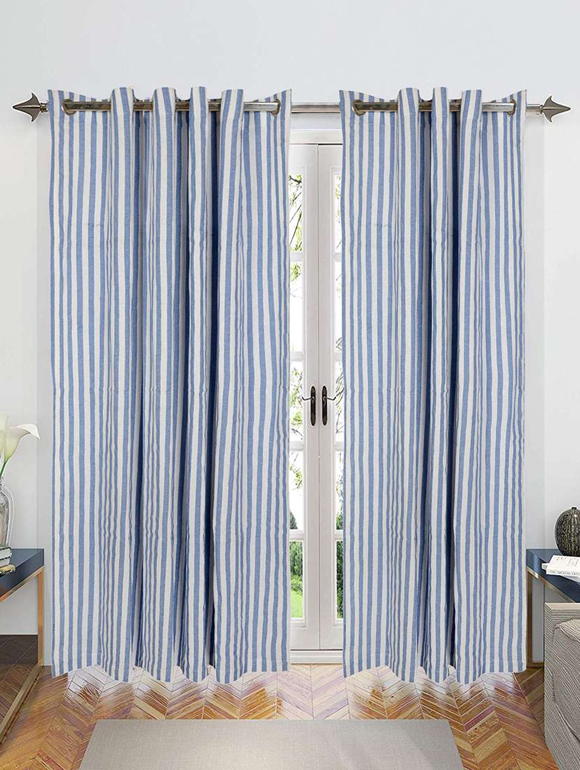   cotton yarn eyelet door curtains  
