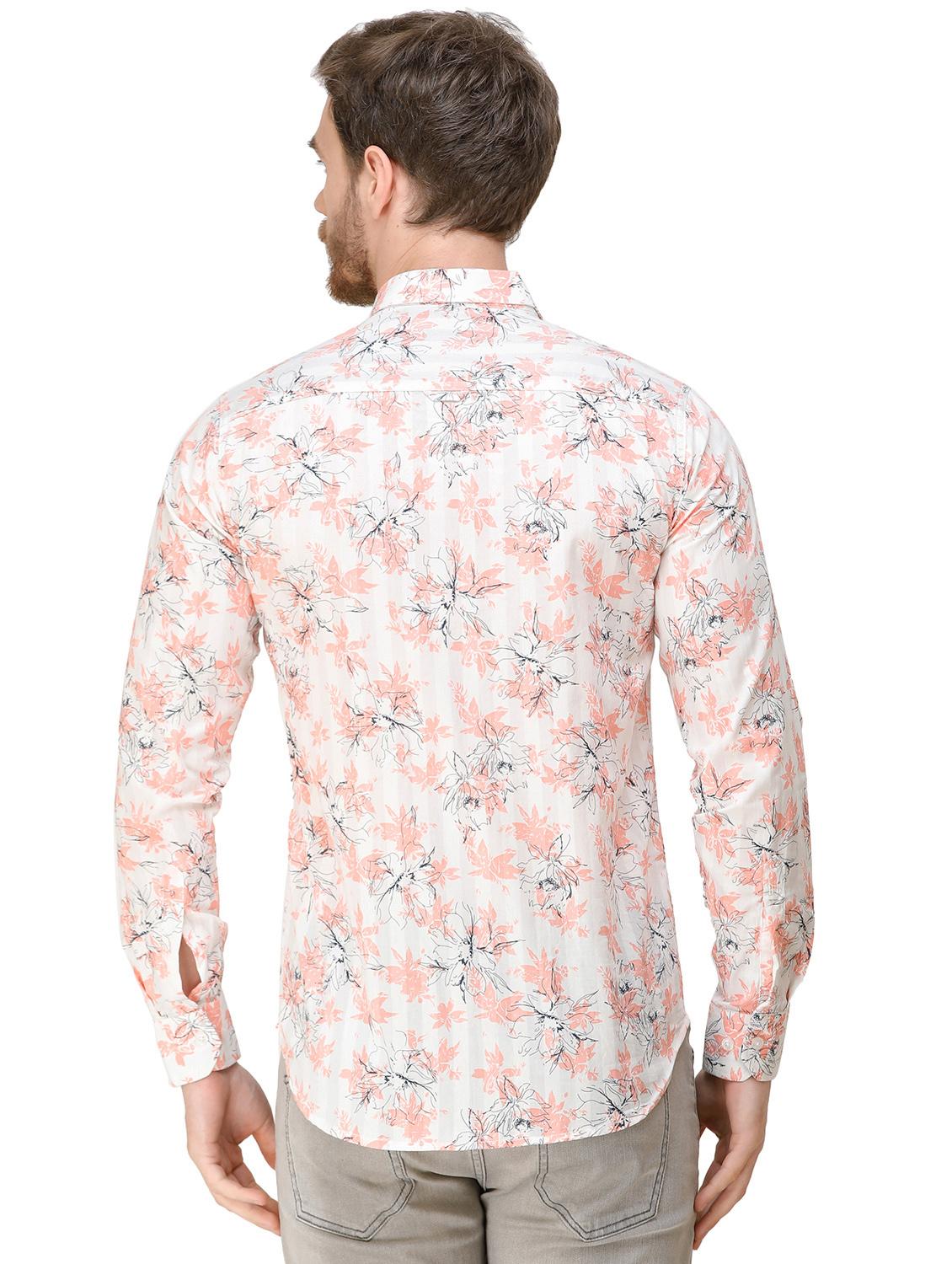 white floral printed casual shirt - 16943449 - Standard Image - 2