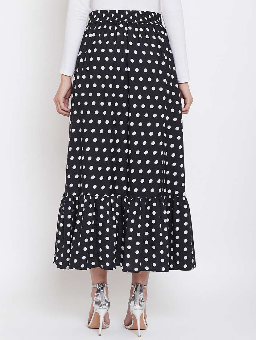 tie front polka dot flared dress  - 16943825 -  Standard Image - 2