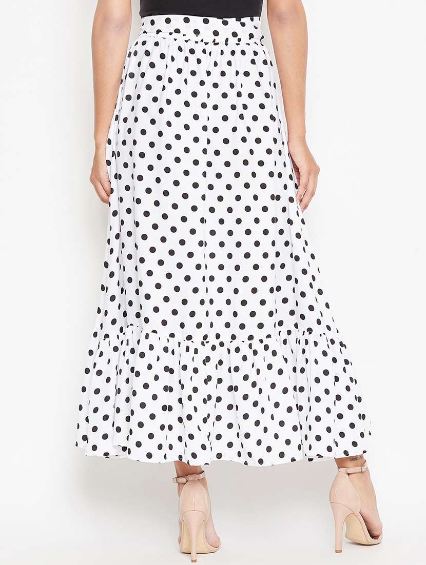tie front polka dot flared dress  - 16943826 -  Standard Image - 2