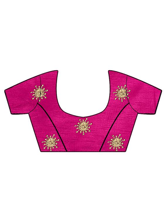 self design embroidered saree - 16944270 - Standard Image - 2