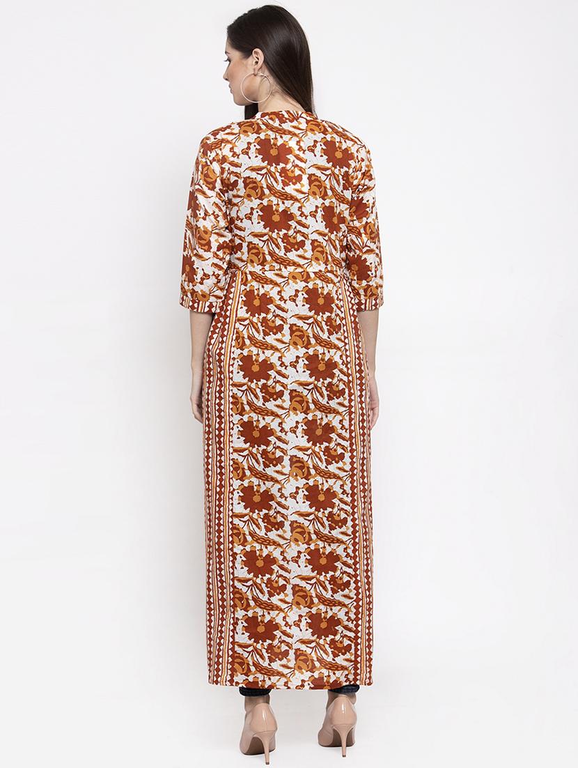 floral a-line kurta - 16945557 - Standard Image - 2