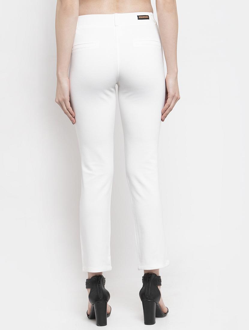high rise flat front trouser - 16945588 - Standard Image - 2