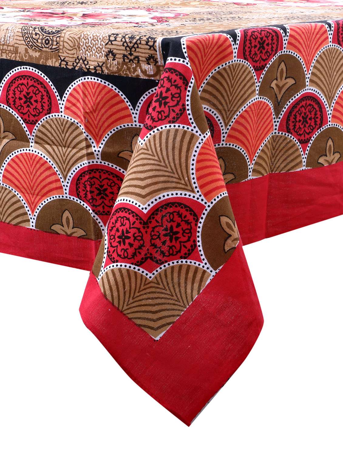 cotton jaipuri print 6 to 8 seater table cloth cover - 16947956 -  Standard Image - 2