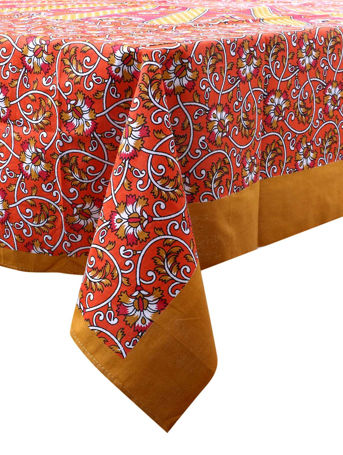  cotton jaipuri print 6 to 8 seater table cloth cover - 16947972 -  Standard Image - 2