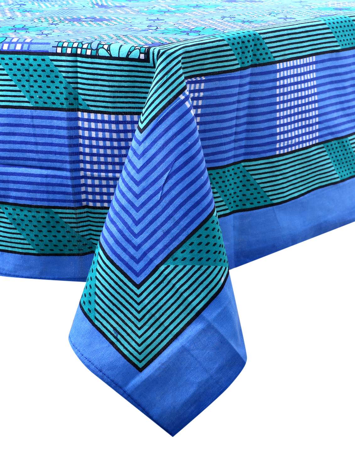 cotton jaipuri print 6 to 8 seater table cloth cover - 16947980 -  Standard Image - 2